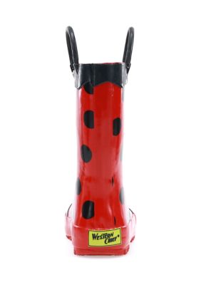 Toddler/Youth Girls Ladybug Rain Boots