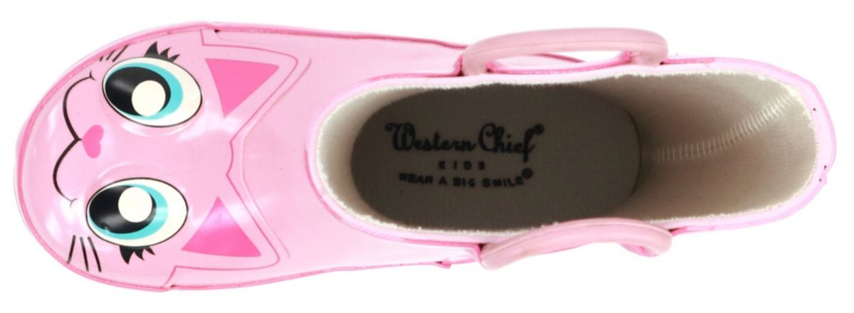 Toddler/Youth Girls Pink Kitty Rain Boot