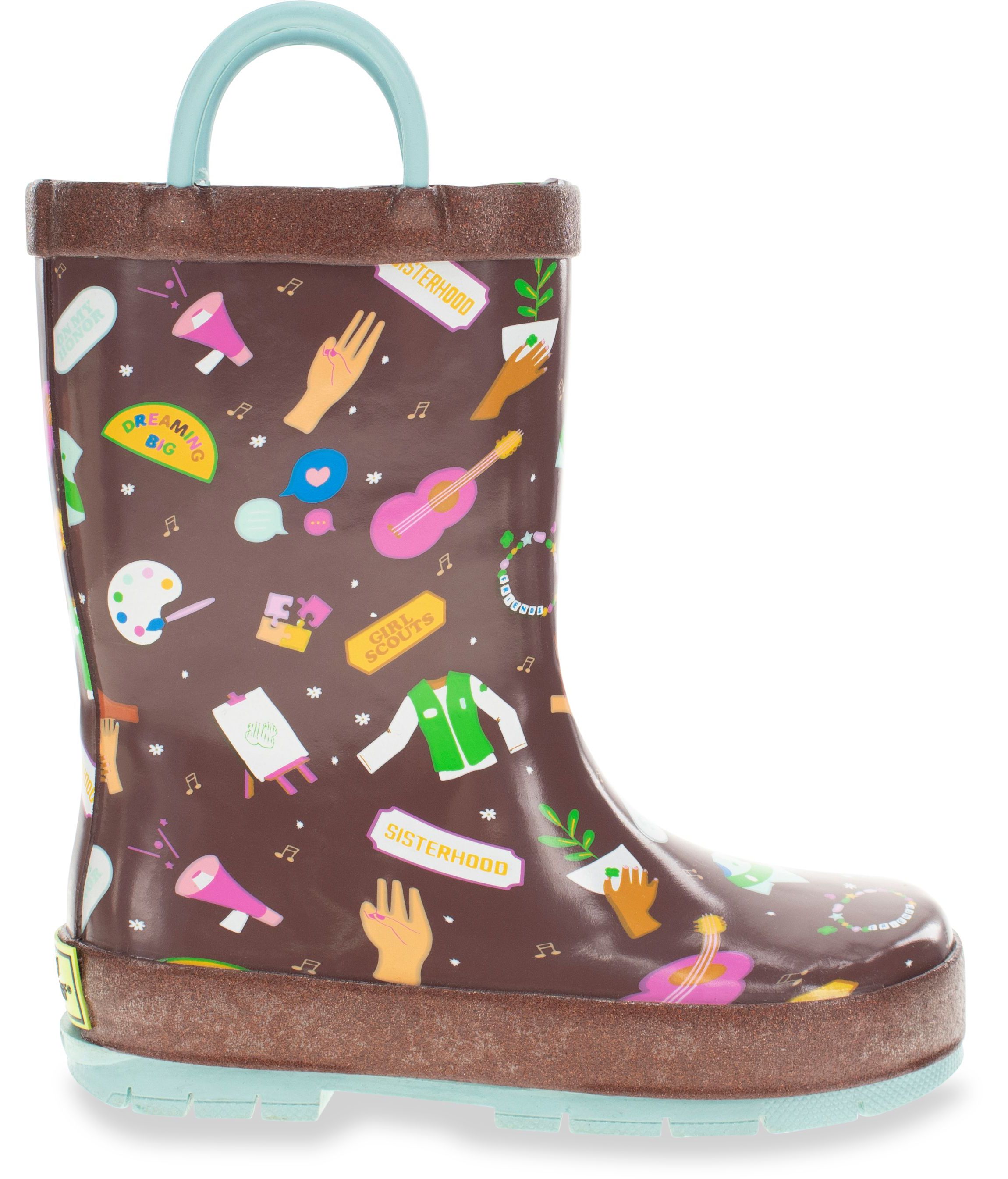 Toddler/Youth Girls Brownie Squad Rain Boot