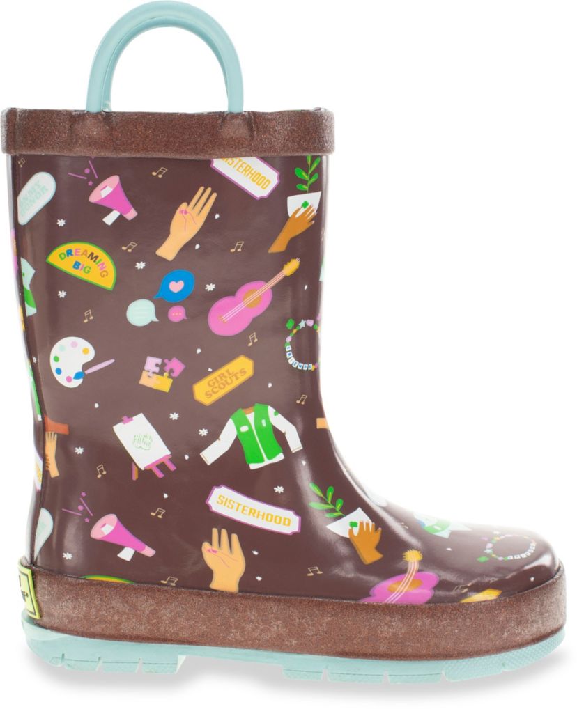 Toddler/Youth Girls Brownie Squad Rain Boot