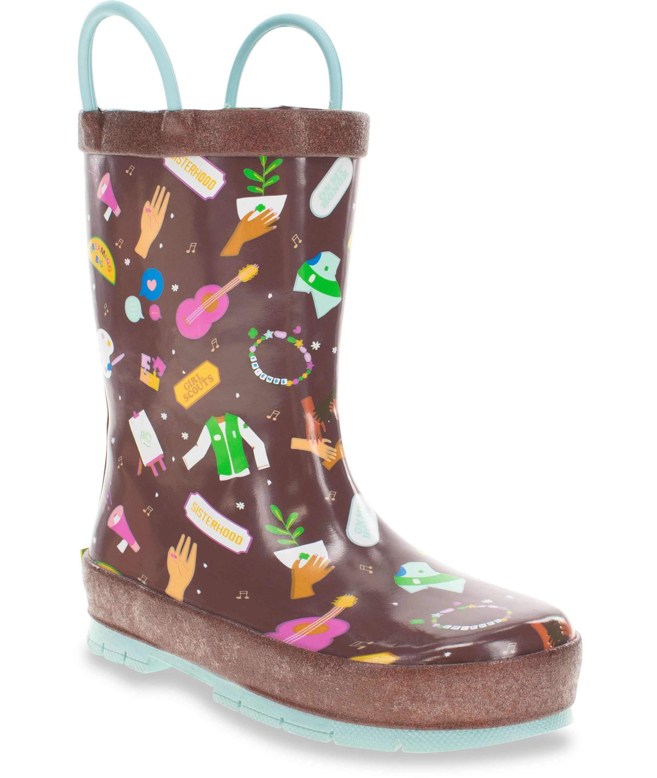Toddler/Youth Girls Brownie Squad Rain Boot