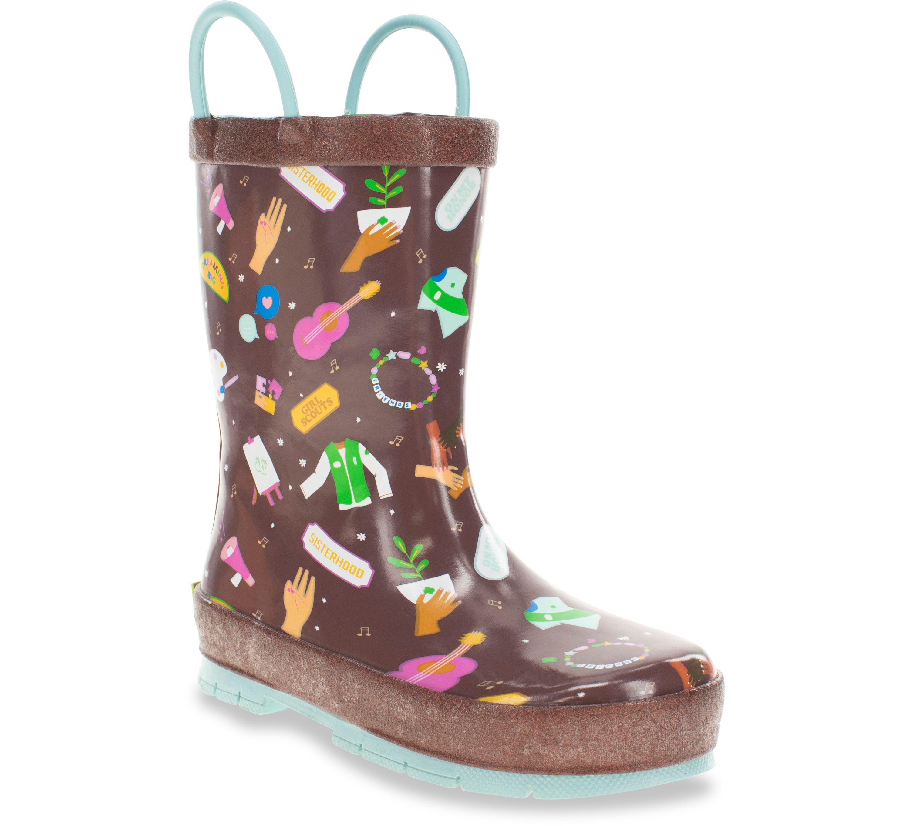 Toddler/Youth Girls Brownie Squad Rain Boot