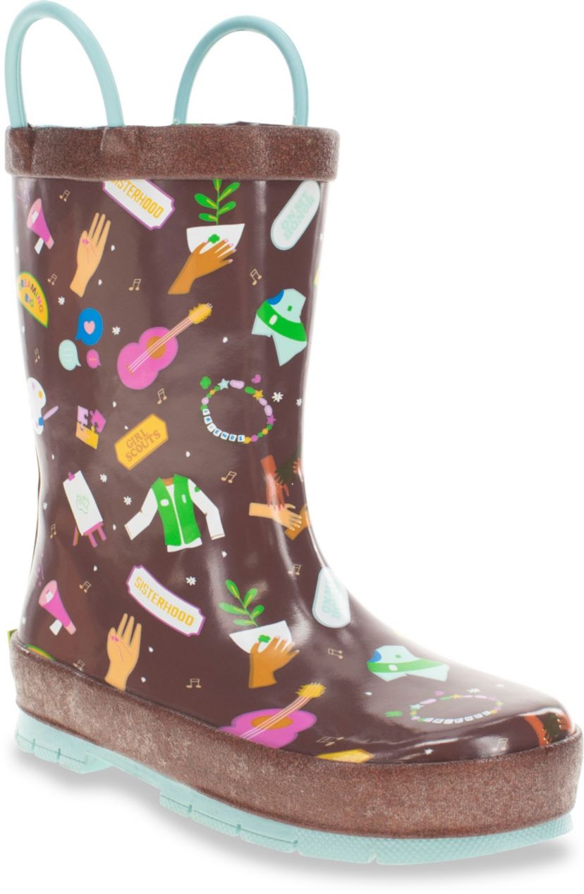 Toddler/Youth Girls Brownie Squad Rain Boot