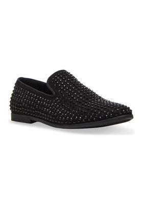Steve Madden Big Kid Boys Broyals Loafers, Black, 3M Big Kid