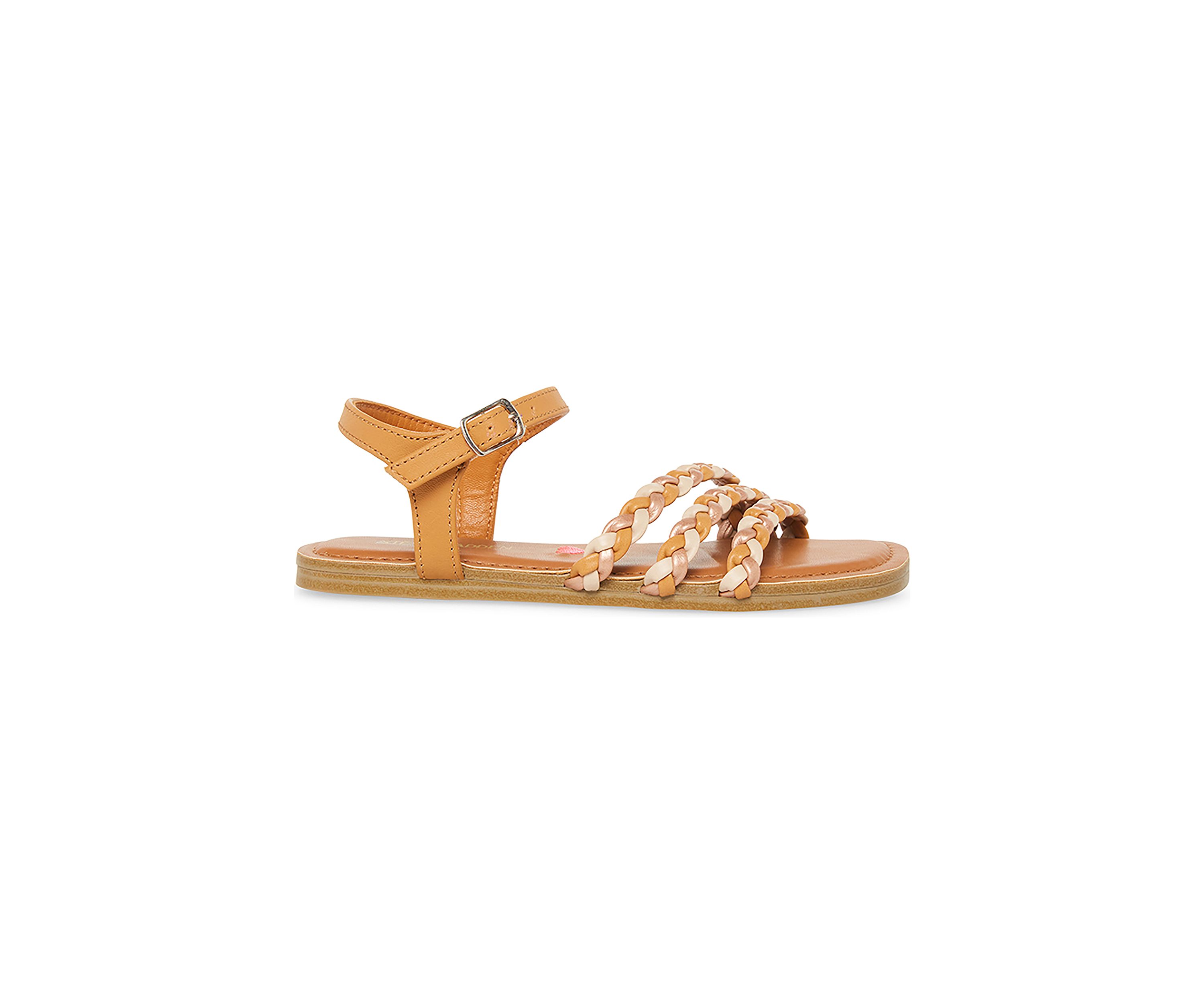Youth Girls Braided Vamp Sandals