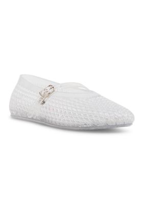 Steve Madden Big Kid Girls Krista Jelly Flats, 13M Big Kid
