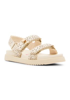 Steve Madden Big Kid Girls Monal Footbed Sandals