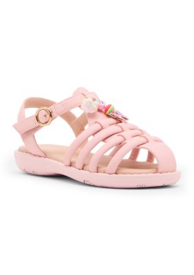 Steve Madden Little Kid Girls T-Pocket Sandals, 12M Little Kid