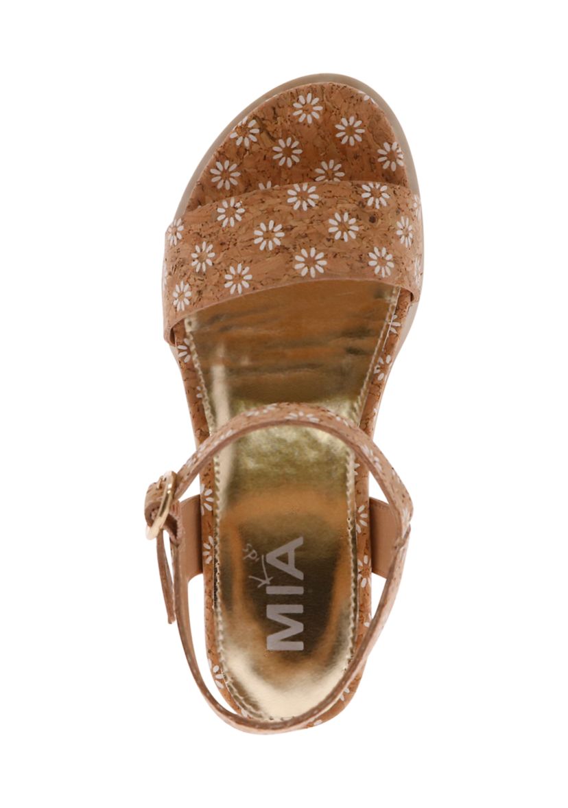 Youth Girls Daisy Wedge Sandals