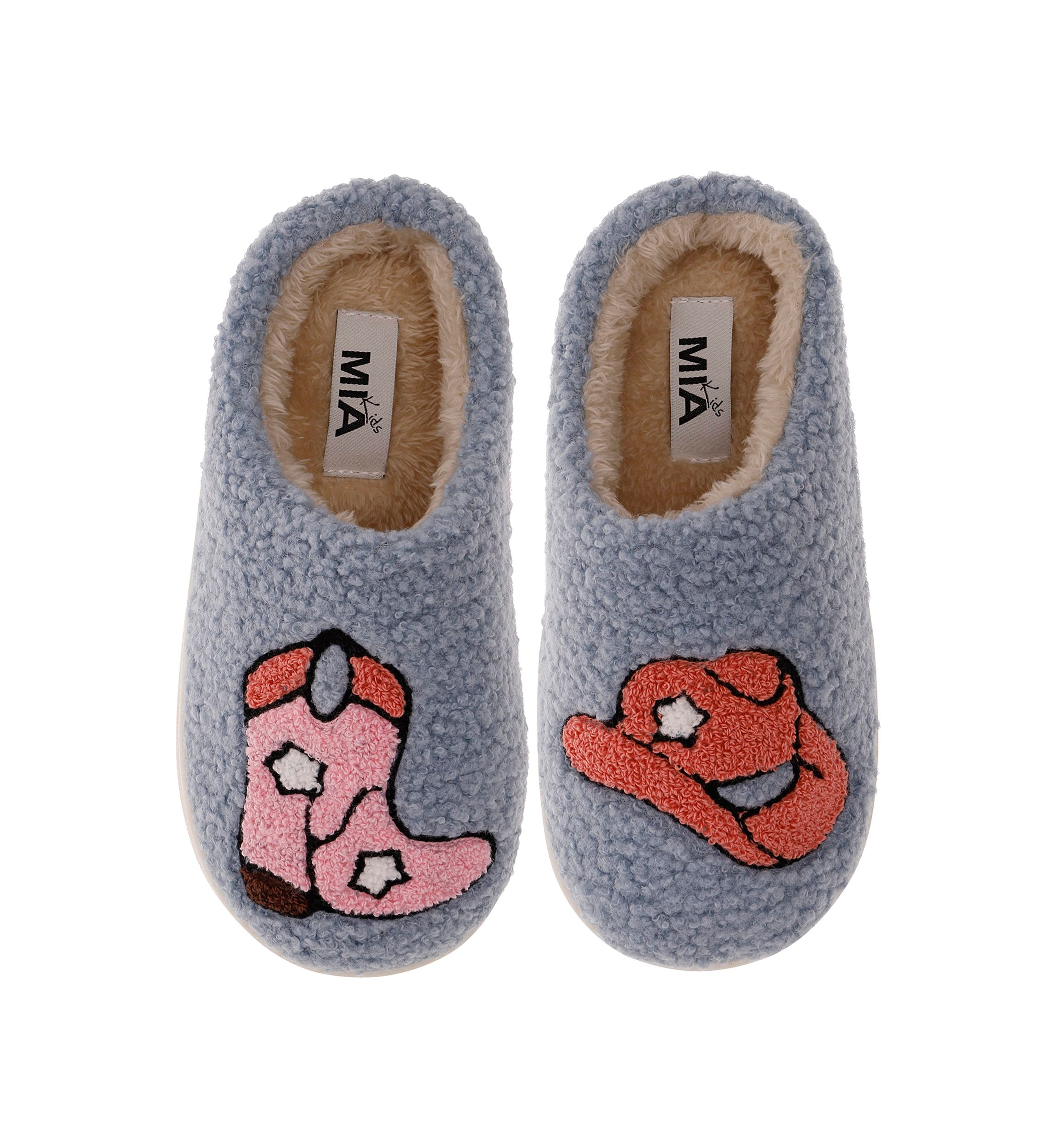 Youth Girls Fuzzy Slippers