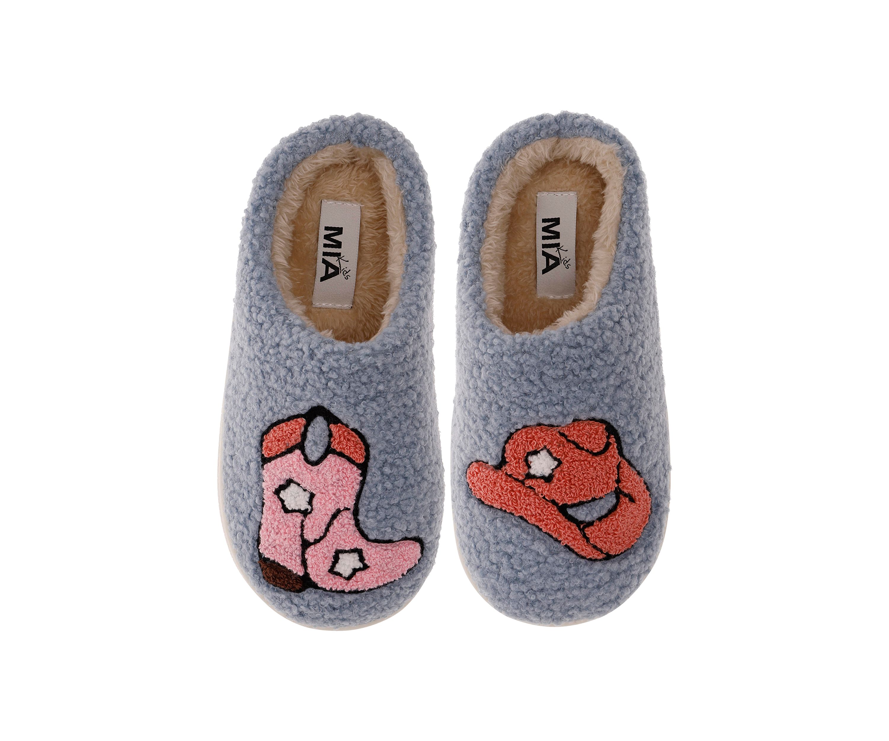 Youth Girls Fuzzy Slippers