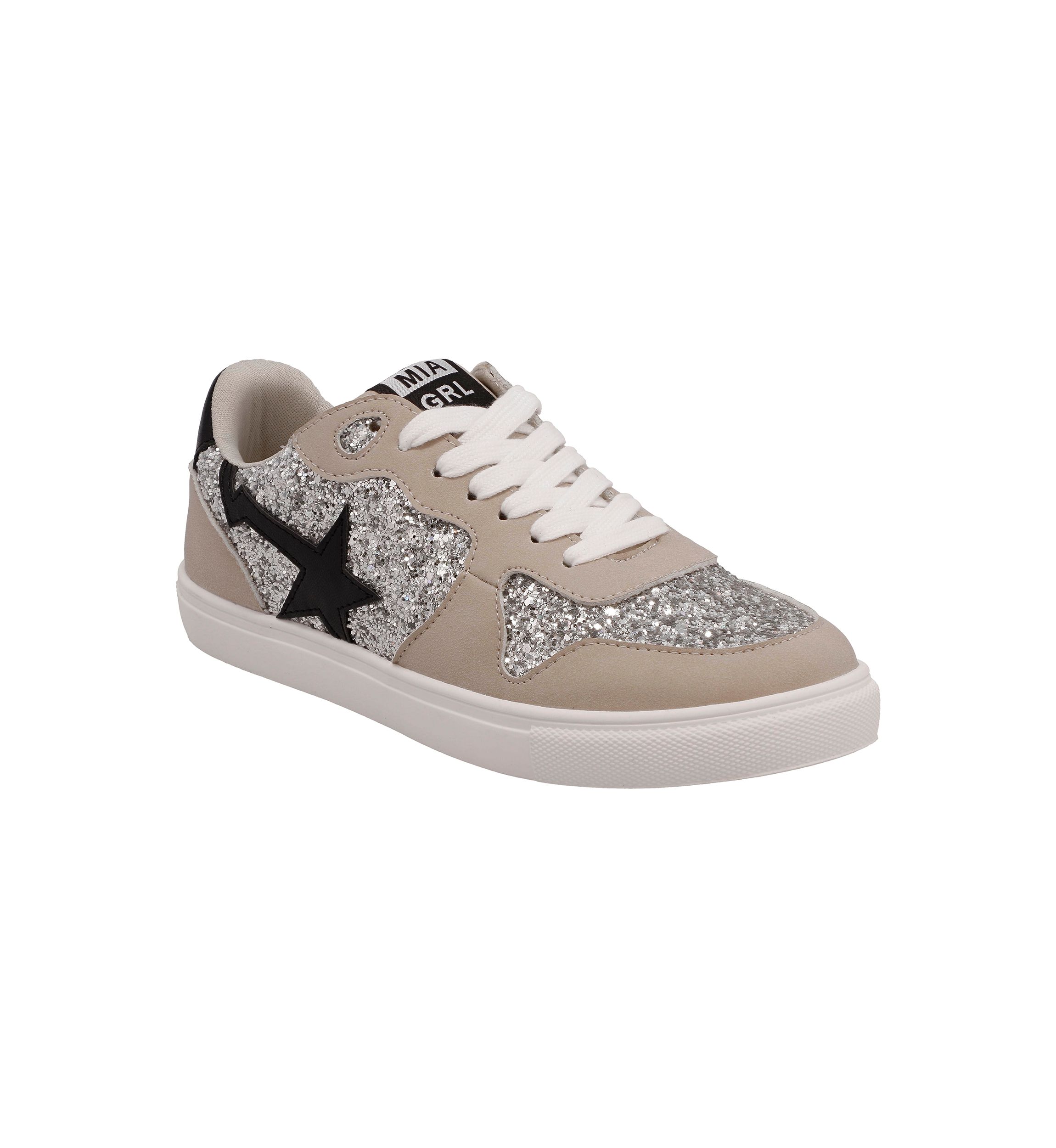 Youth Girls Sparkle Star Sneakers