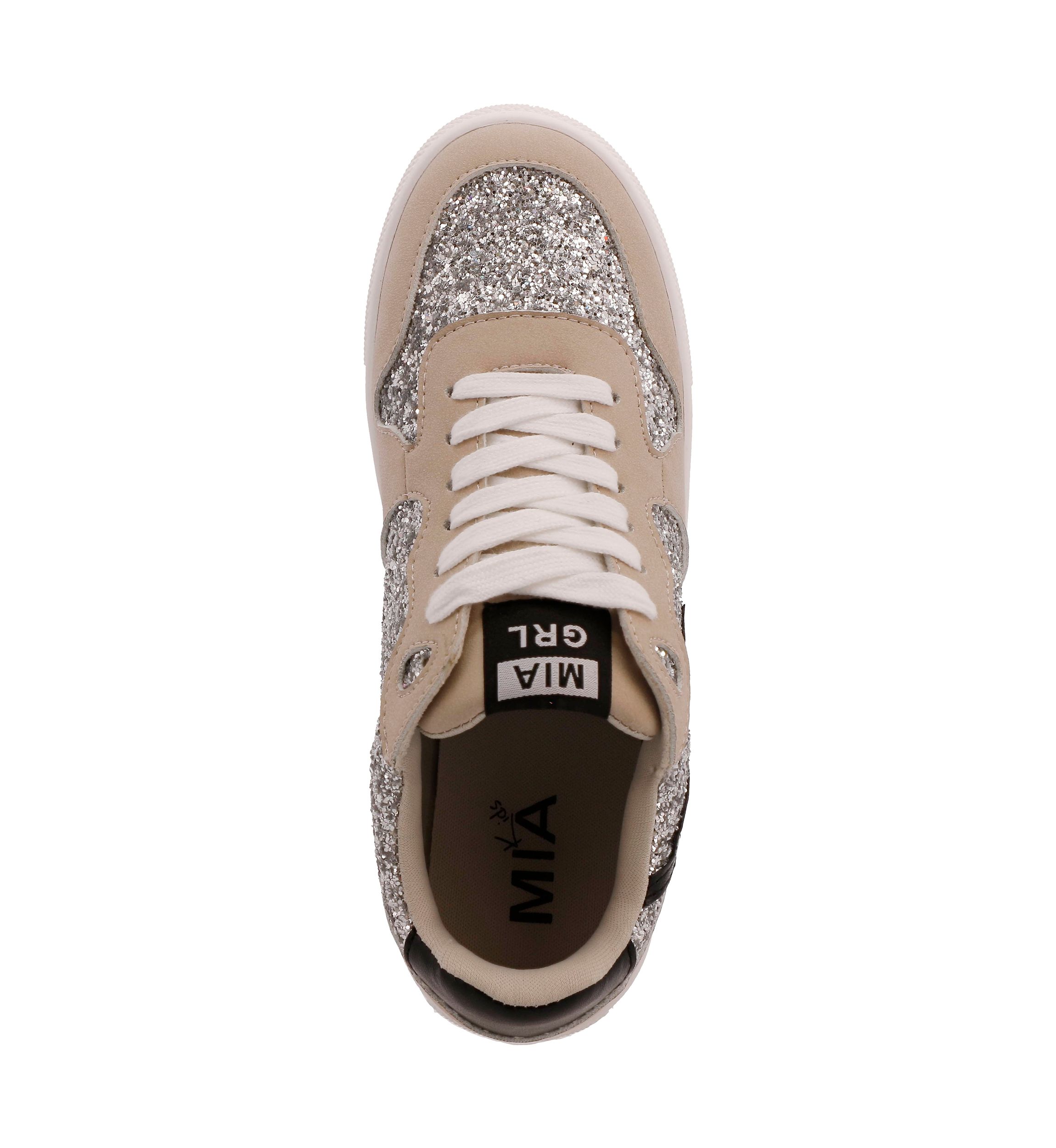 Youth Girls Sparkle Star Sneakers