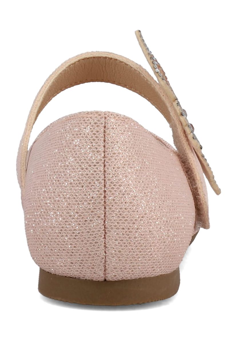Big Kid Girls Butterfly Glitter Flats