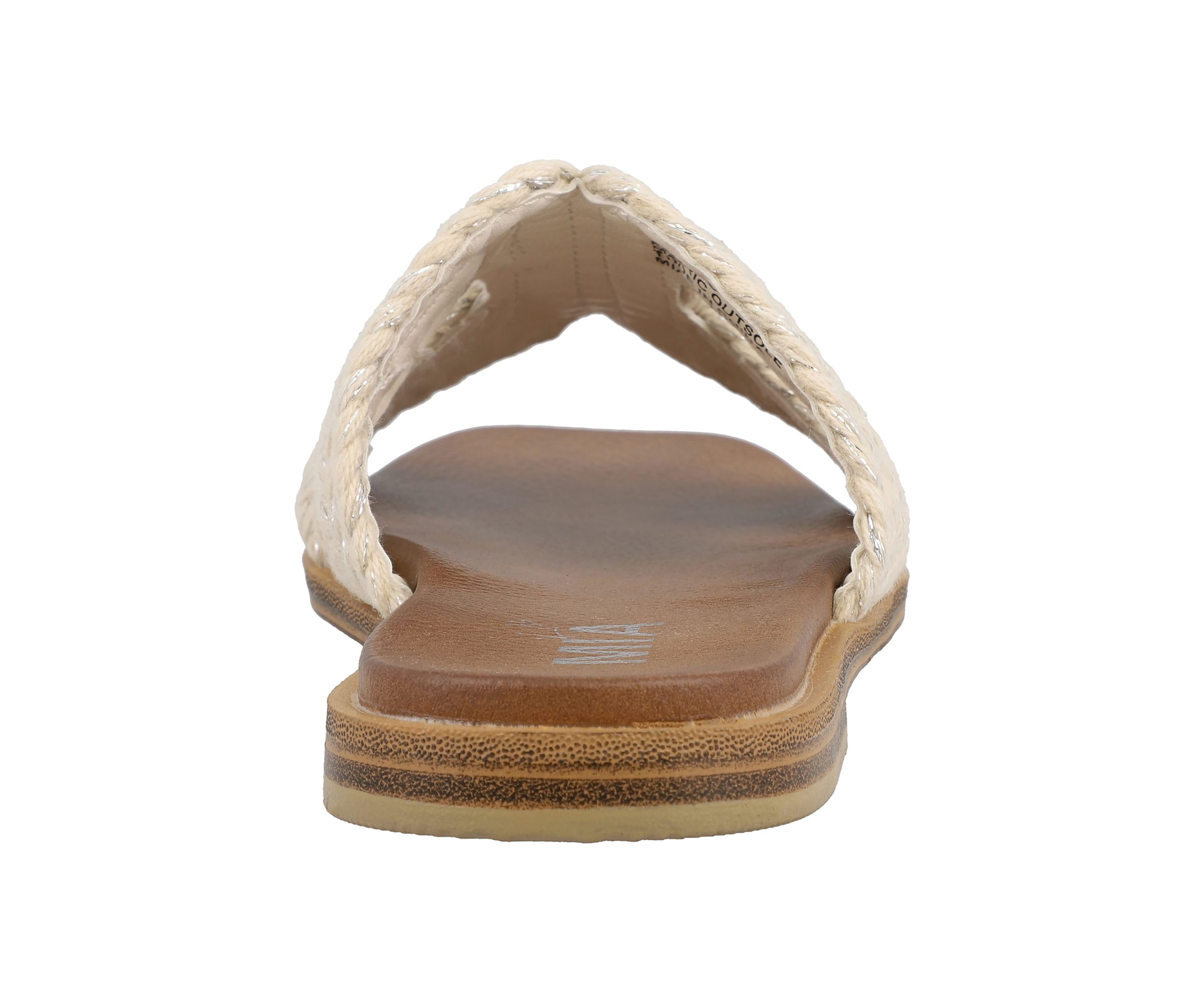 Big Kid Girls Little Poe Natural Braided Slide Sandals