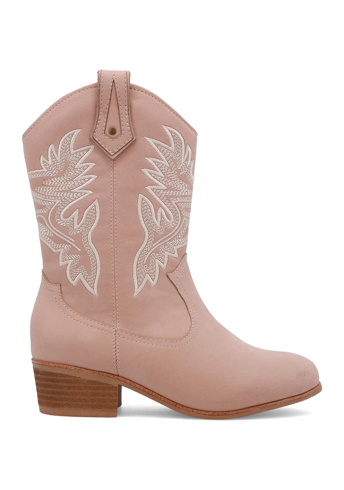 Youth Girls Tall Western Contrast Stitch Boots