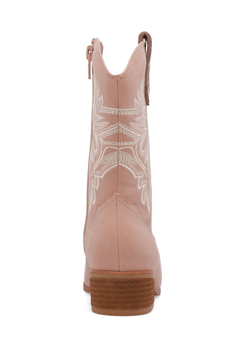Youth Girls Tall Western Contrast Stitch Boots