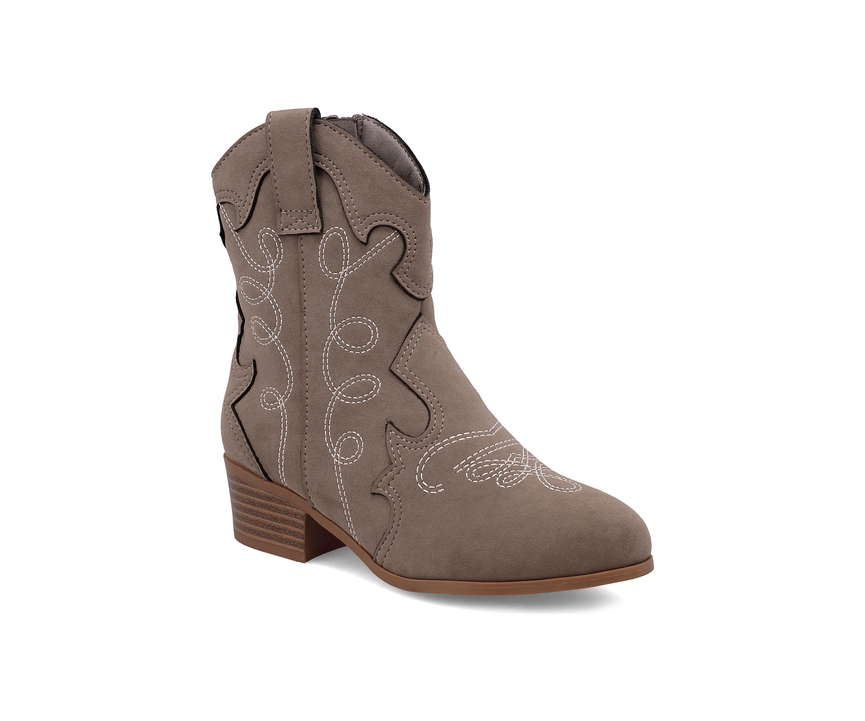 Youth Girls Embroidered Western Boots