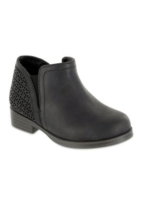 MIA Toddler Girls Lil Gilli Boots, Black, 9M Little Kid