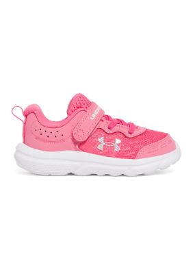 Under Armour Little Kid Girls Assert 10 AC Running Shoes, Pink, 7M Big Kid