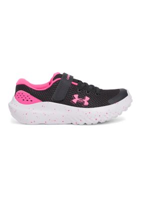 Under Armour Big Kid Girls Pre-School UA Surge 4 AC Running Shoes, 12M Little Kid