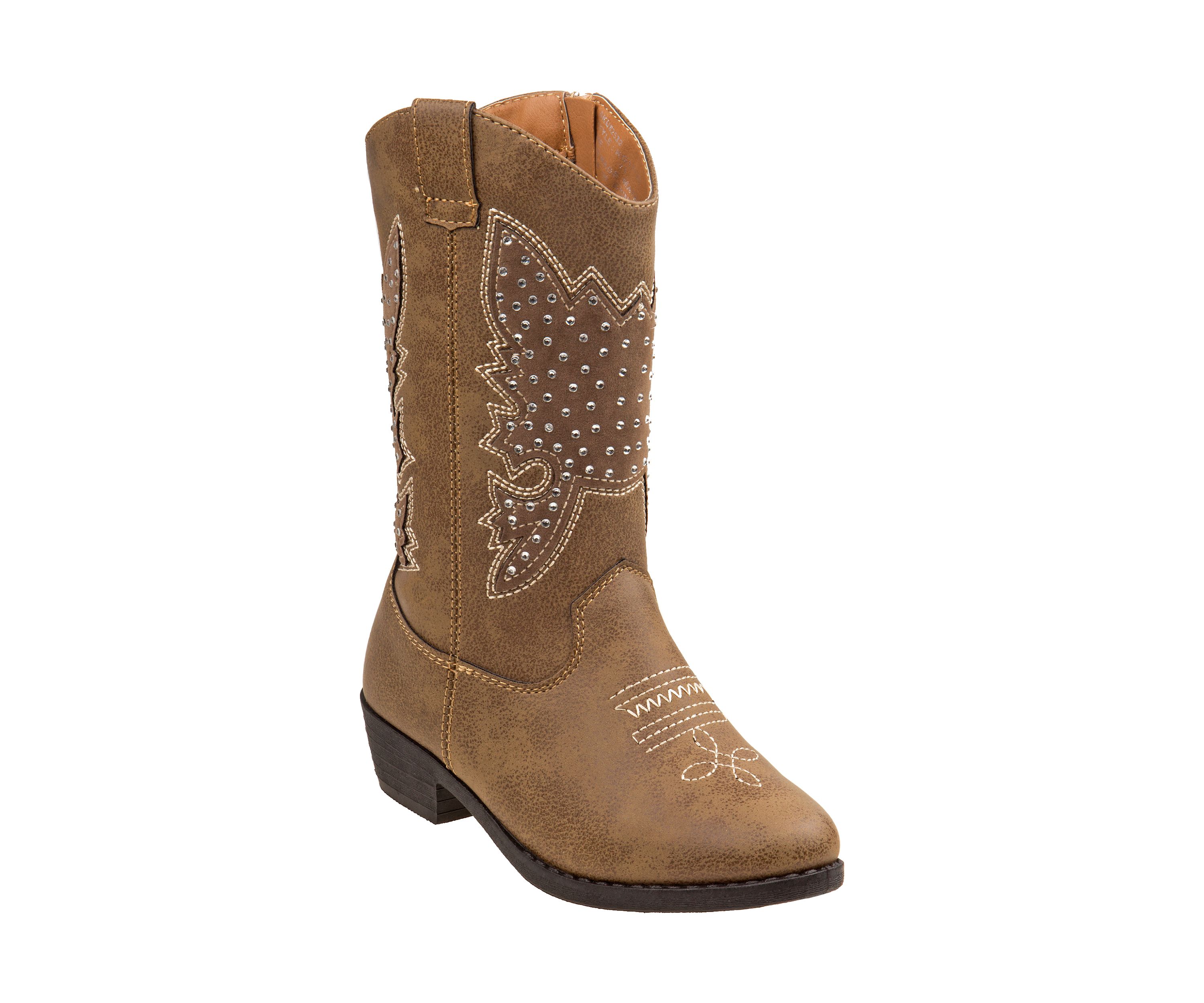 Toddler/ Youth Girls Tall Rhinestone Cowgirl Boots