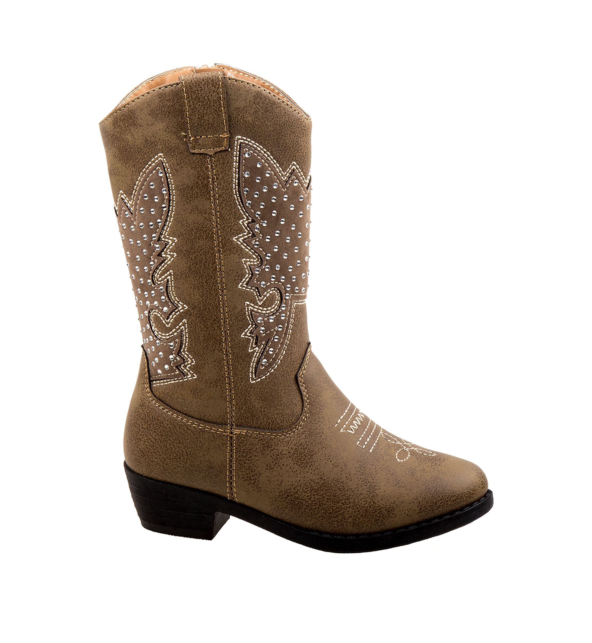 Toddler/ Youth Girls Tall Rhinestone Cowgirl Boots
