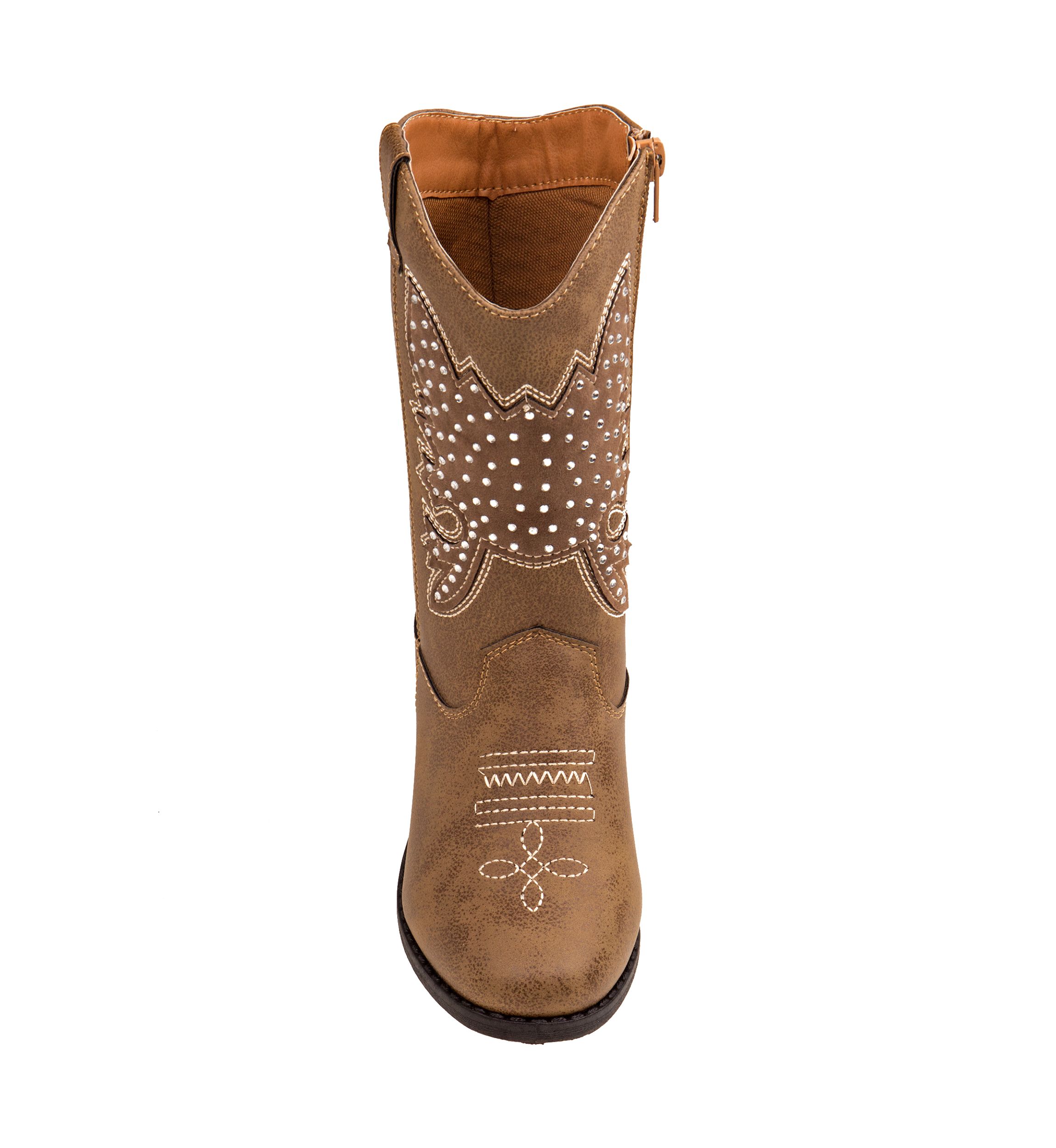 Toddler/ Youth Girls Tall Rhinestone Cowgirl Boots