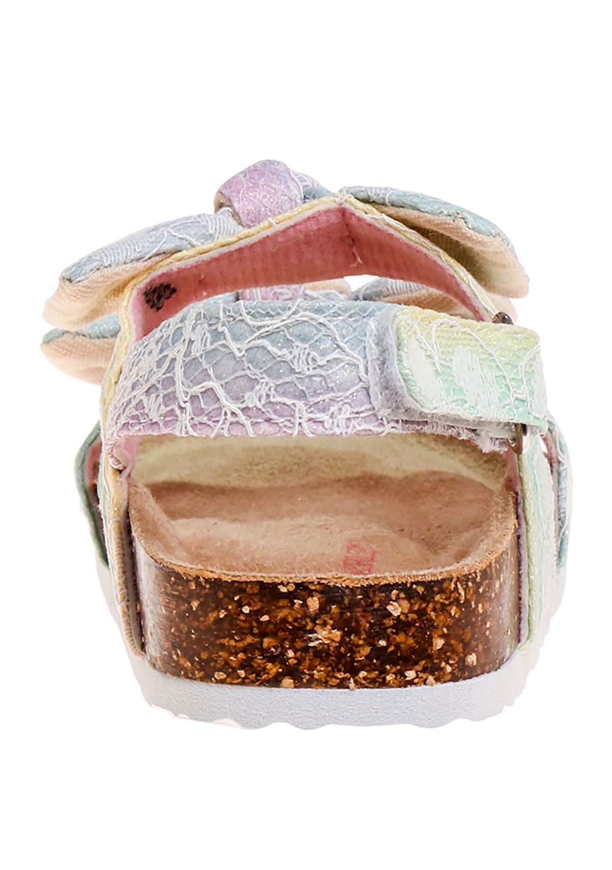 Toddler Girls Footbed Hook and Loop Sandals