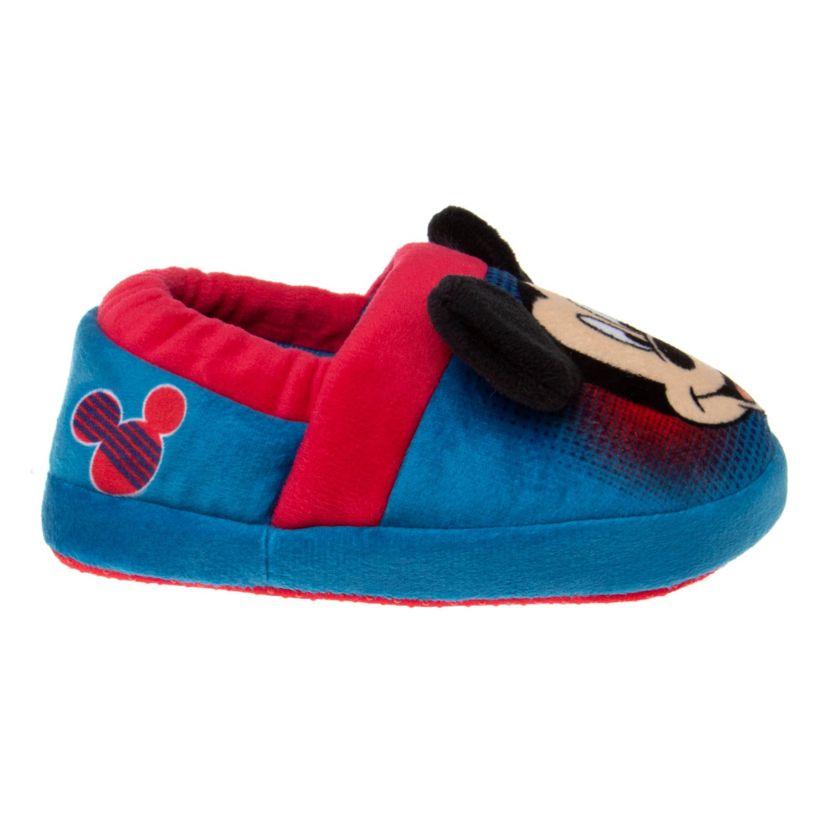Disney Mickey Mouse Toddler Boys Retro Dual Sizes Slippers