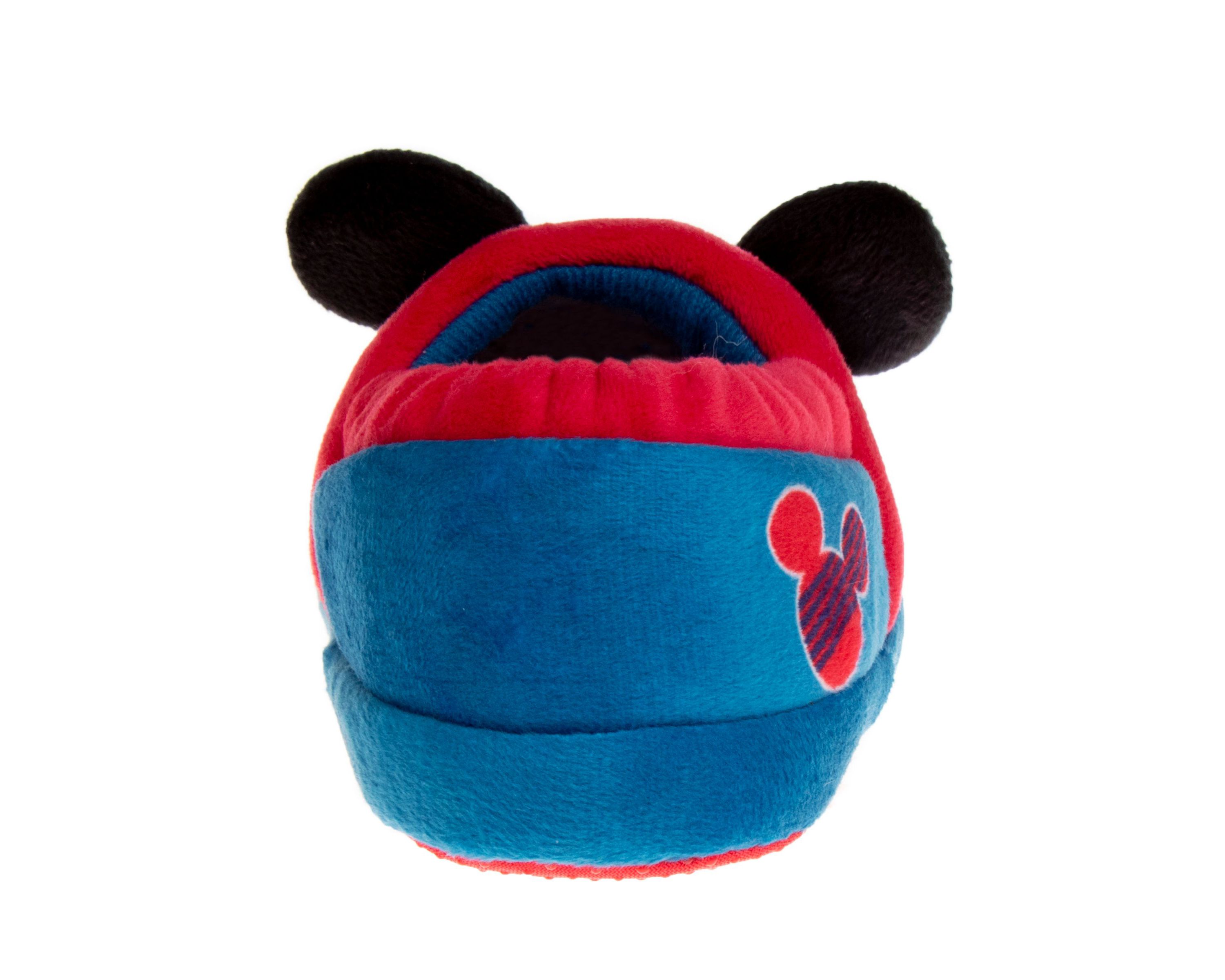 Disney Mickey Mouse Toddler Boys Retro Dual Sizes Slippers