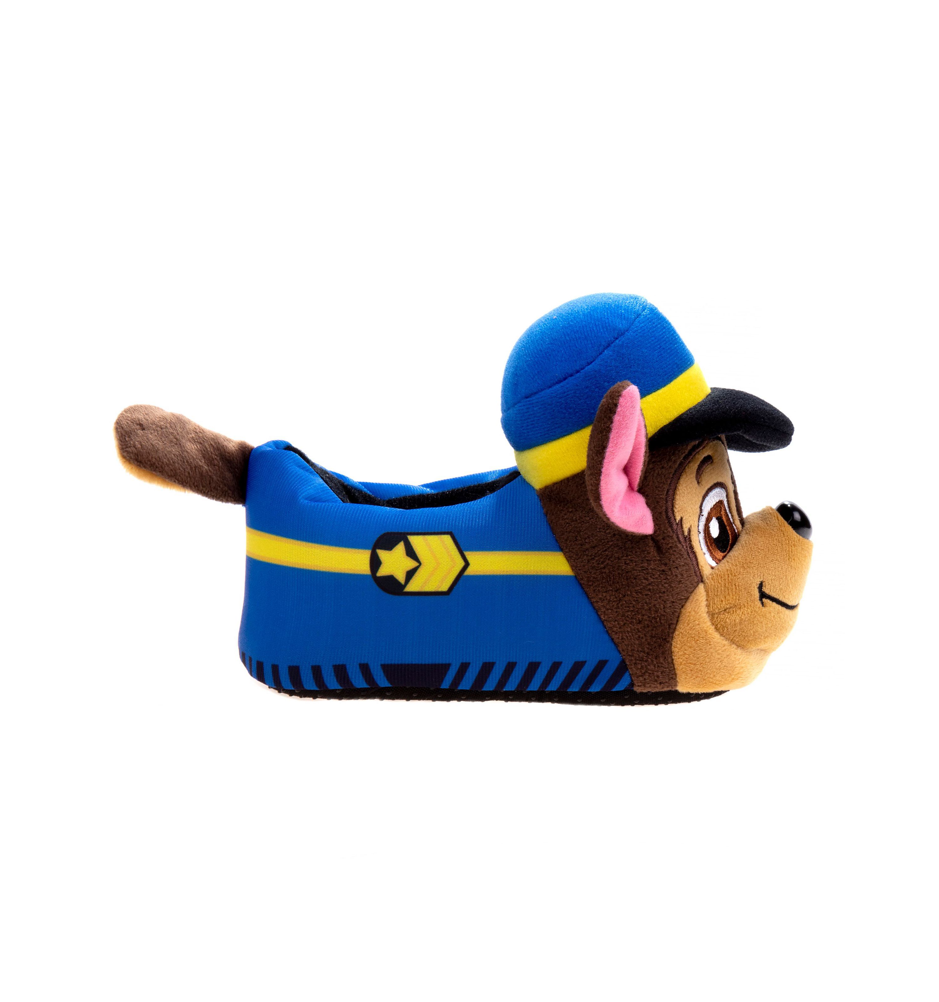 Nickelodeon Paw Patrol Marshall and Chase 3D Toddler Boys Dual Sizes Slippers