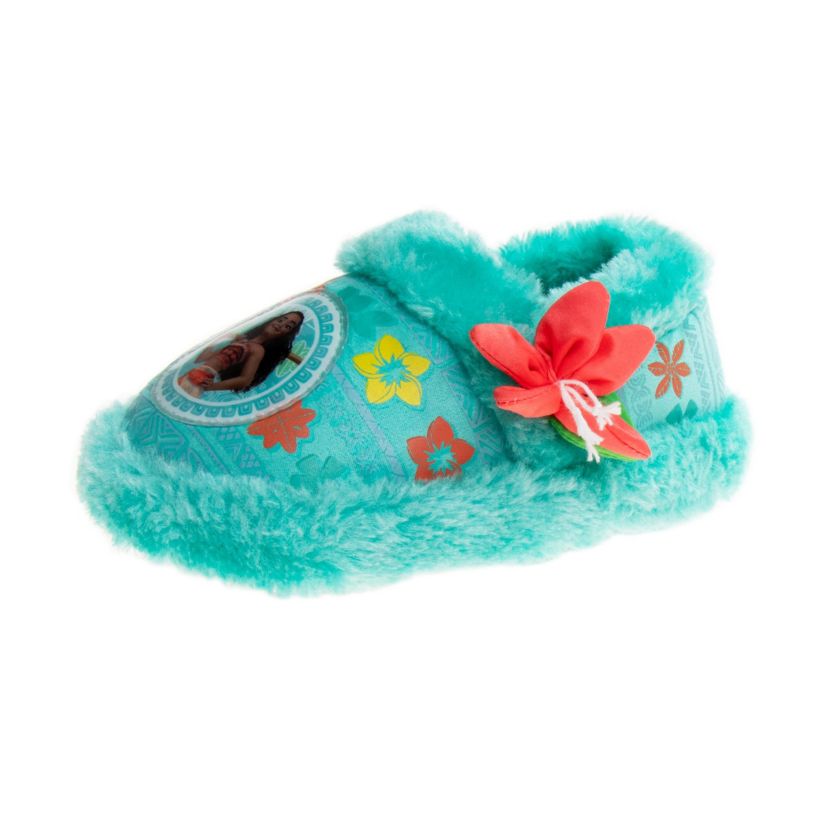 Disney Moana Sea Flower Toddler Girls Dual Sizes Slippers