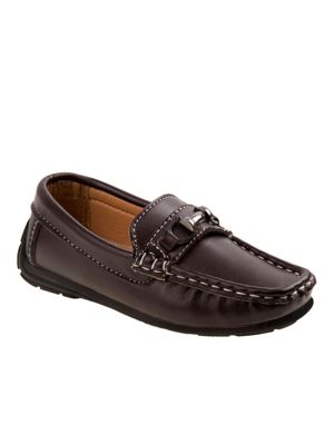 Josmo Toddler Boys Loafer, Brown, 6M Toddler
