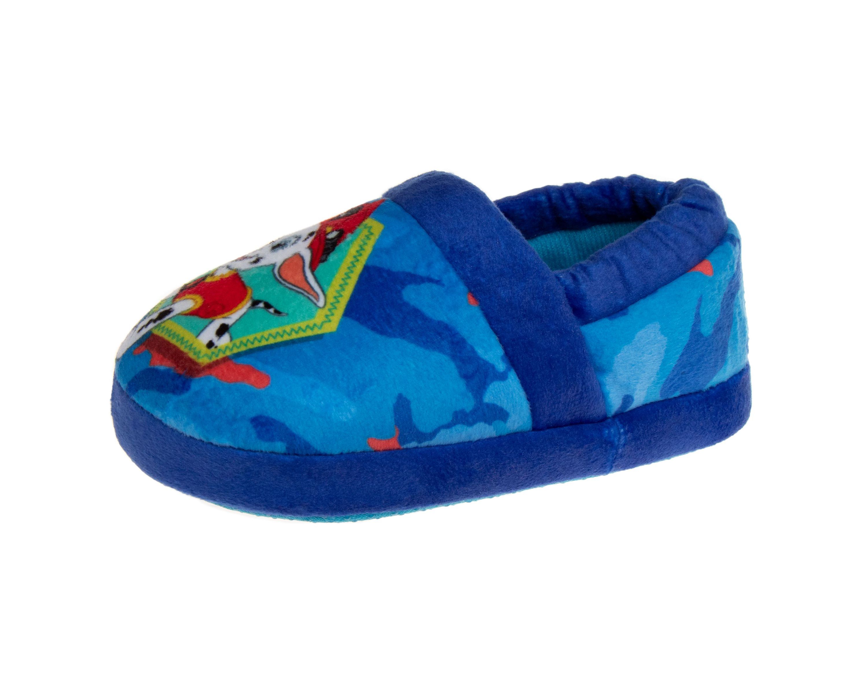 Nickelodeon Paw Patrol Marshall and Chase Toddler Boys Dual Sizes Slippers