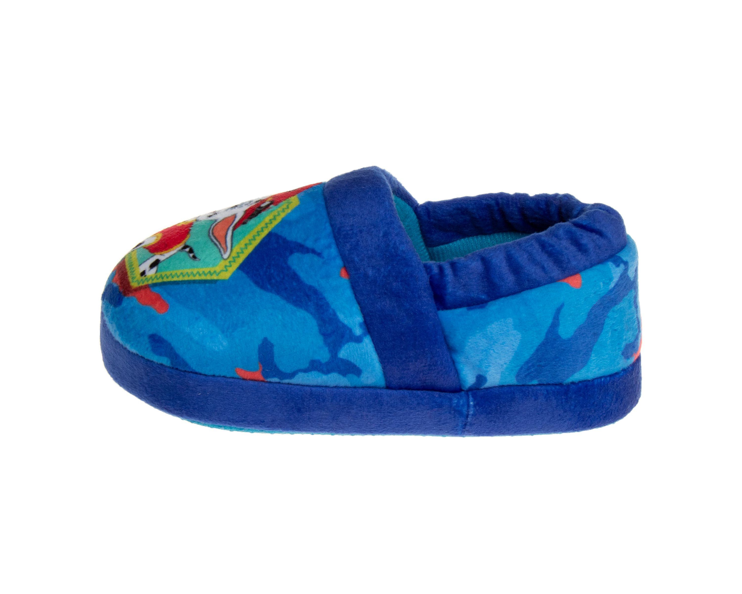 Nickelodeon Paw Patrol Marshall and Chase Toddler Boys Dual Sizes Slippers