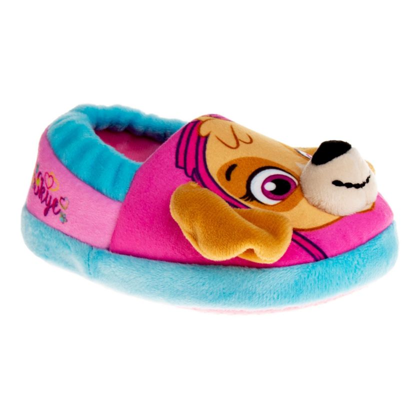 Nickelodeon Paw Patrol Toddler Girls Dual Sizes Slippers