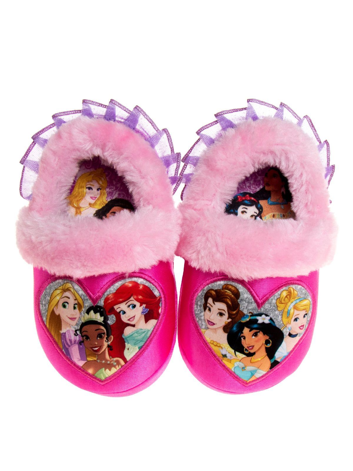 Disney Princess "Favorite Princess" Toddler Girls Dual Sizes Slippers