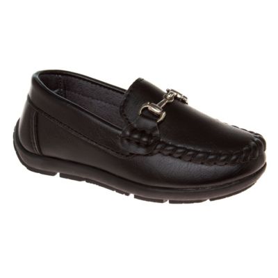 Josmo Little Kids Boys Loafer Shoes, Black, 2M Big Kid