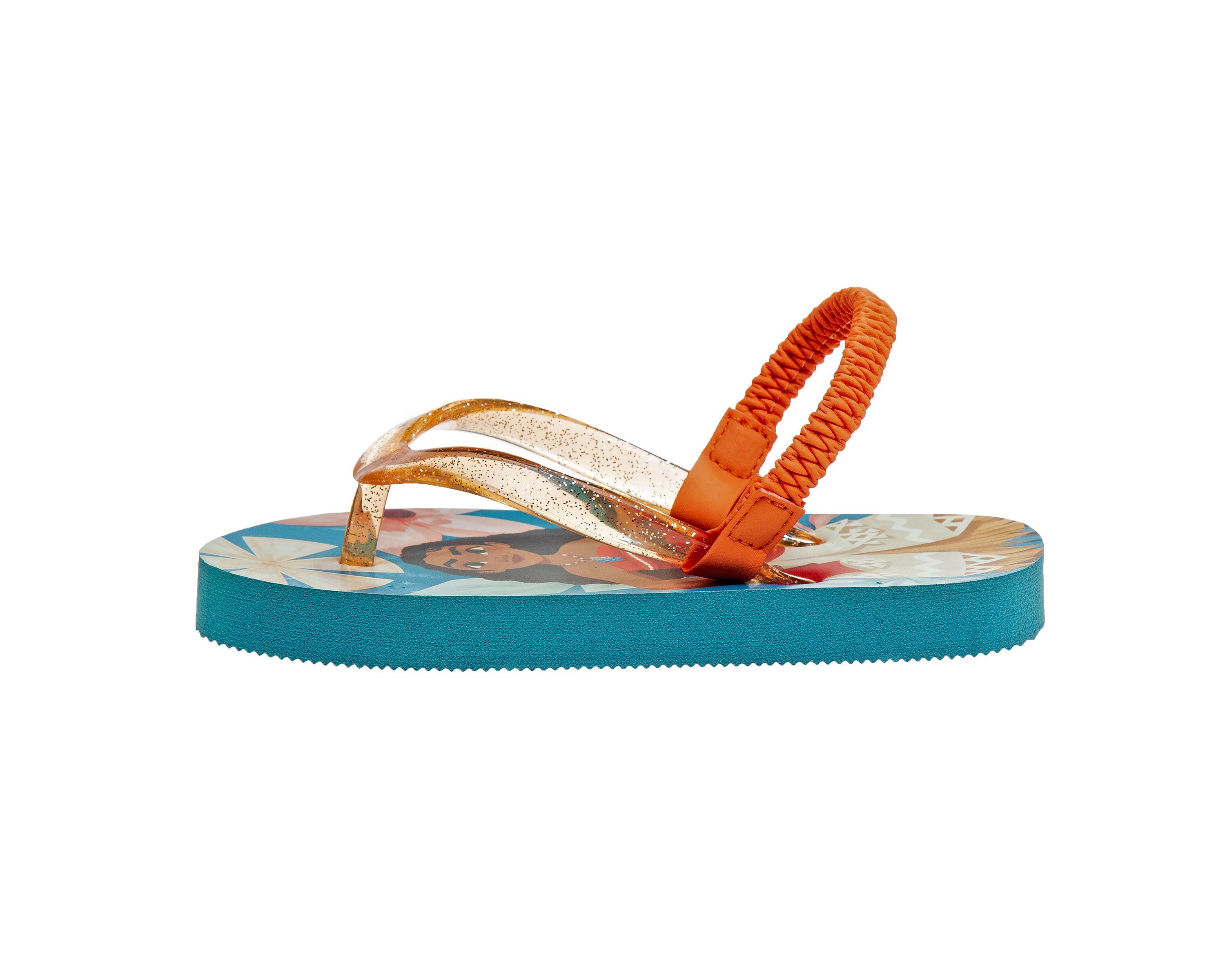 Disney Moana Girls Flip Flops with back strap