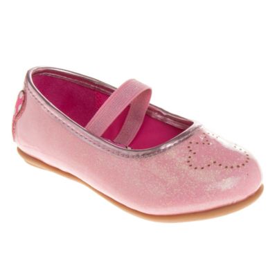 Disney Minnie Mouse Toddler Girls' Flat Shoes, Pink, 6M Big Kid