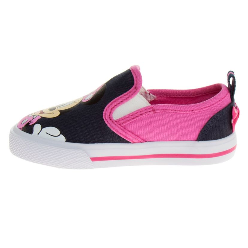 Minnie Mouse Toddler Girls Slip On Canvas Sneakers
