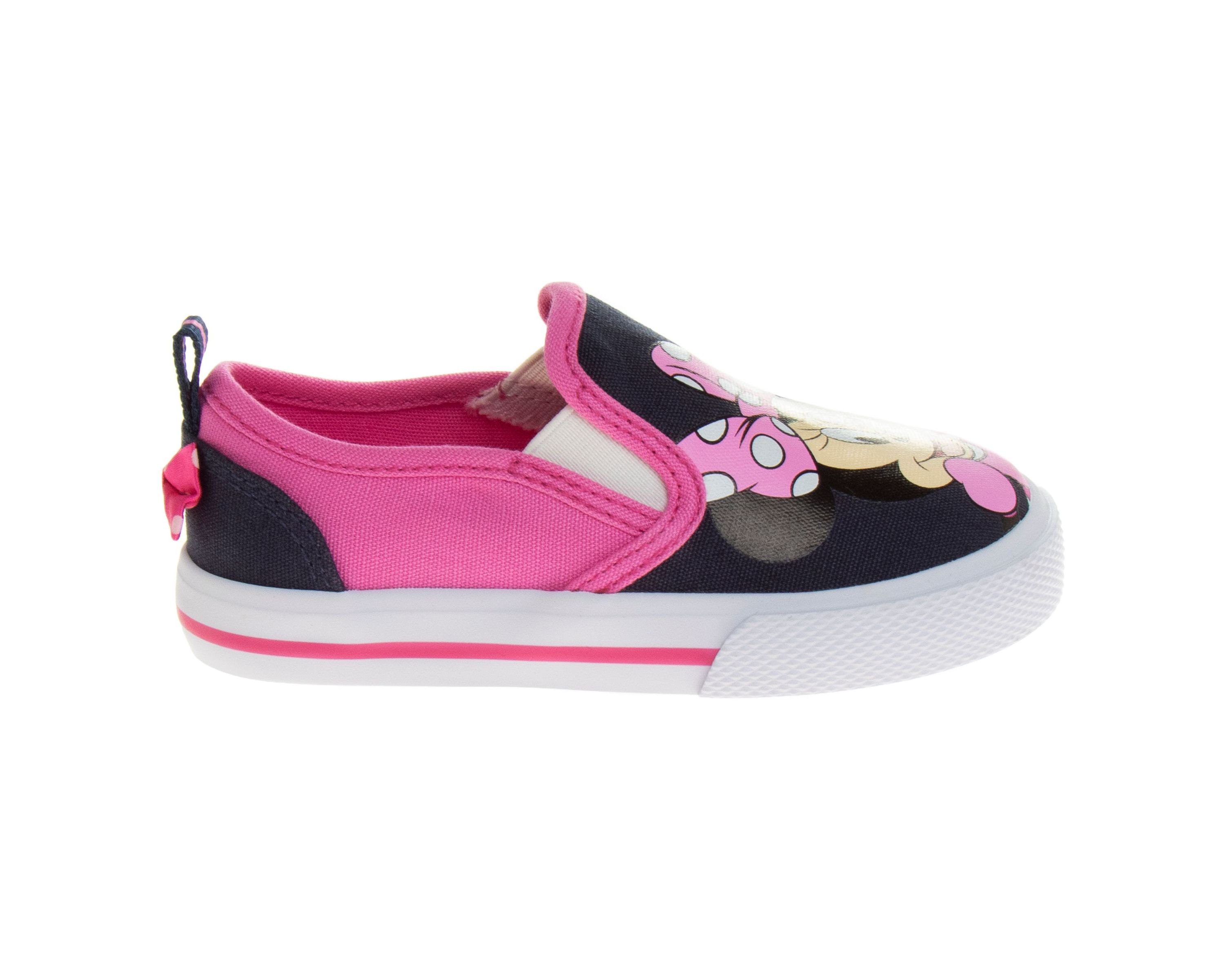 Minnie Mouse Toddler Girls Slip On Canvas Sneakers
