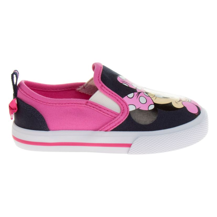 Minnie Mouse Toddler Girls Slip On Canvas Sneakers