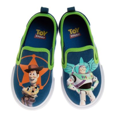 Disney Toy Story Toddler Boys' Slip On Canvas Sneakers