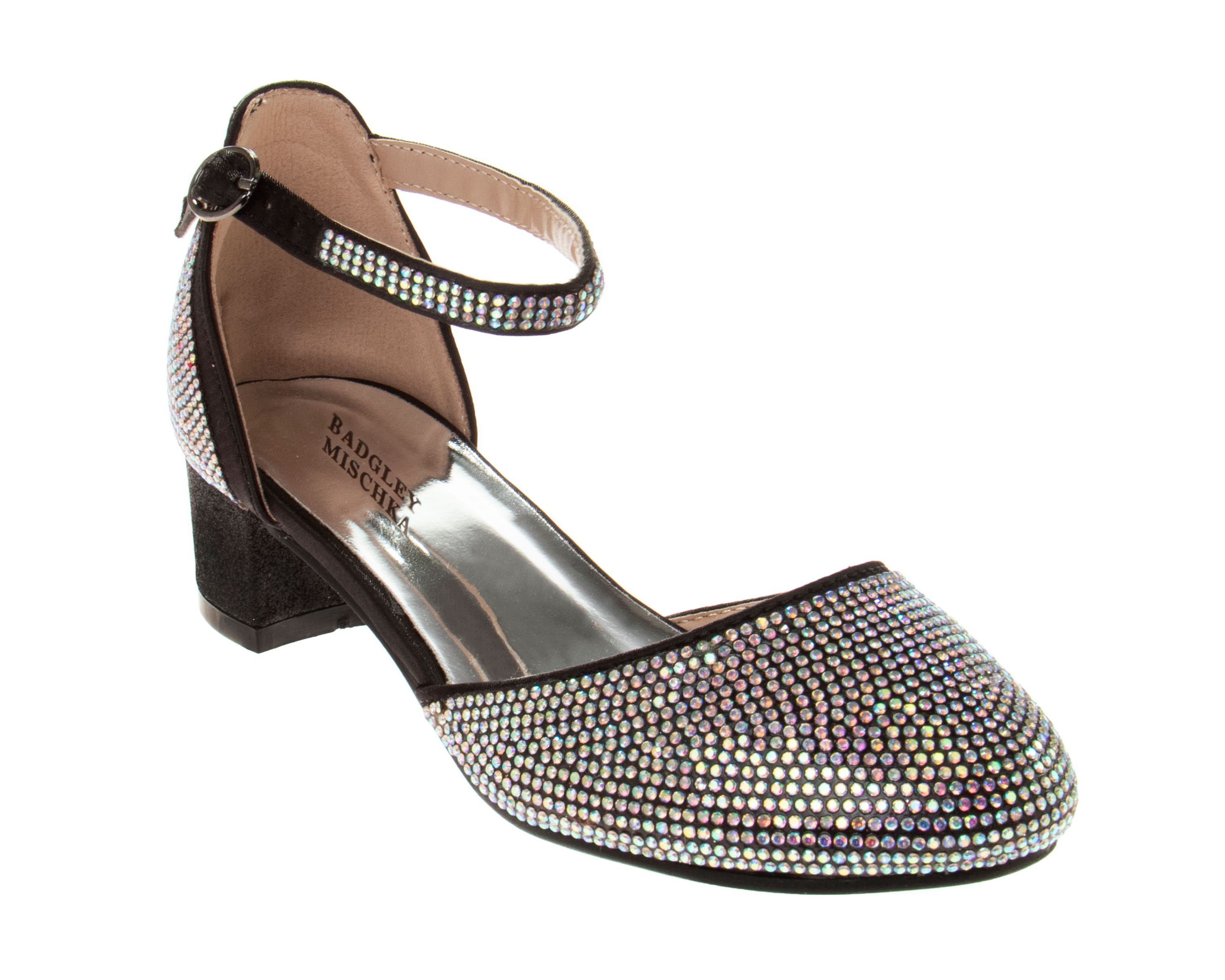 Big Kids Block Heeled Dress Shoes