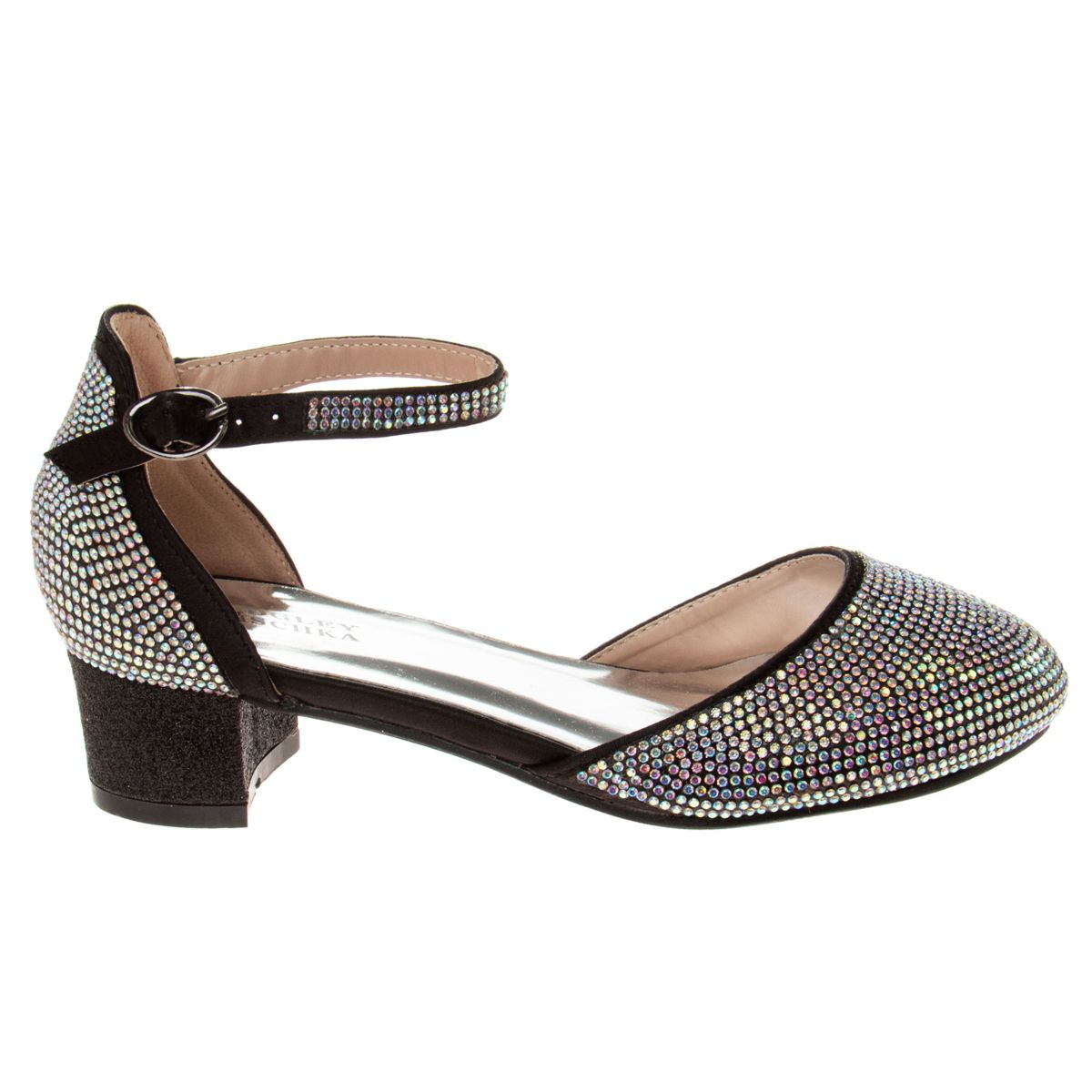 Big Kids Block Heeled Dress Shoes