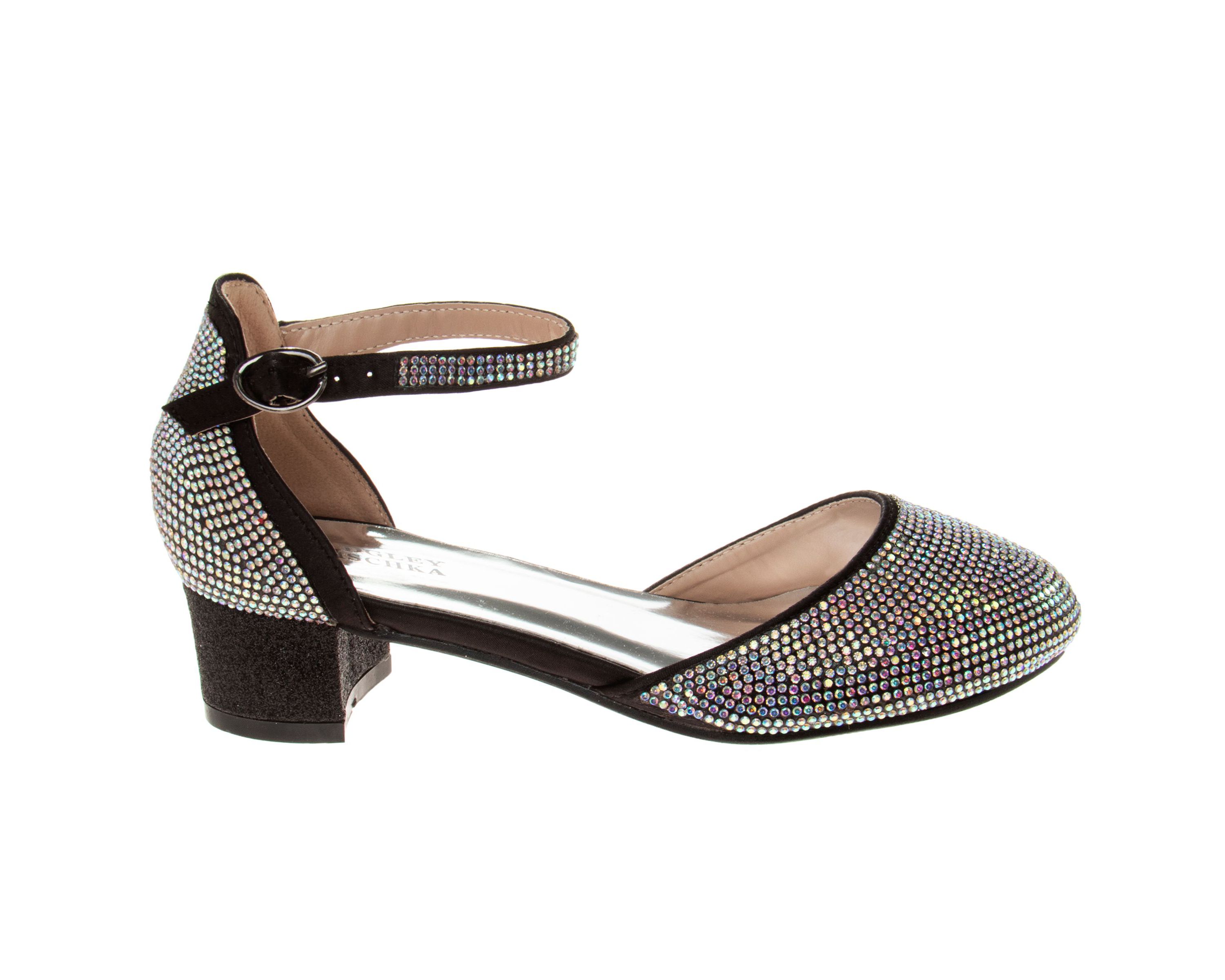 Big Kids Block Heeled Dress Shoes