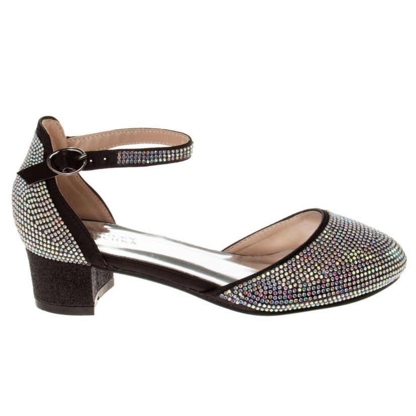 Big Kids Block Heeled Dress Shoes