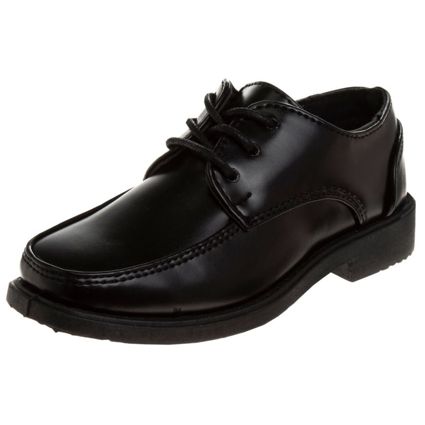 Boys dress shoes, lace-up style.